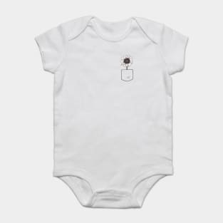 Sunflower Pocket Baby Bodysuit